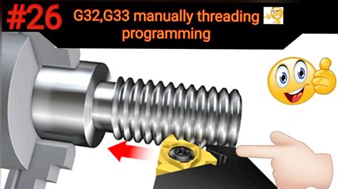 cnc g32 threading cycle